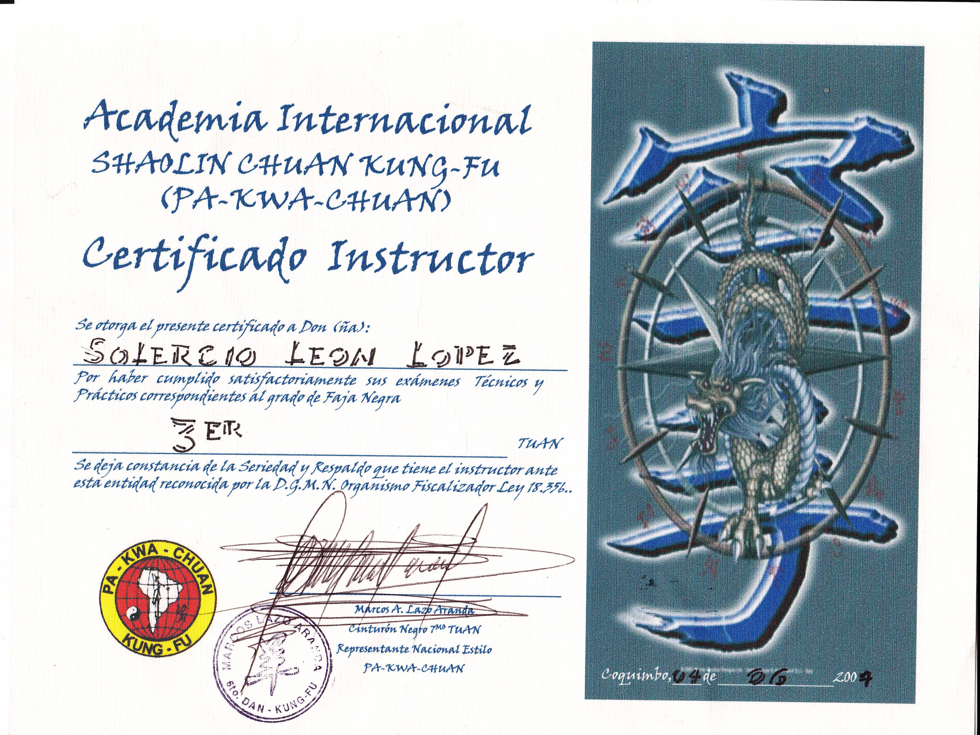 Certificado